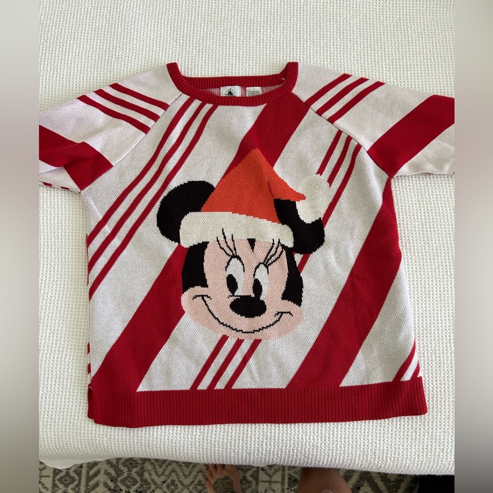 Disney Red Mickey Mouse Holiday Sweater